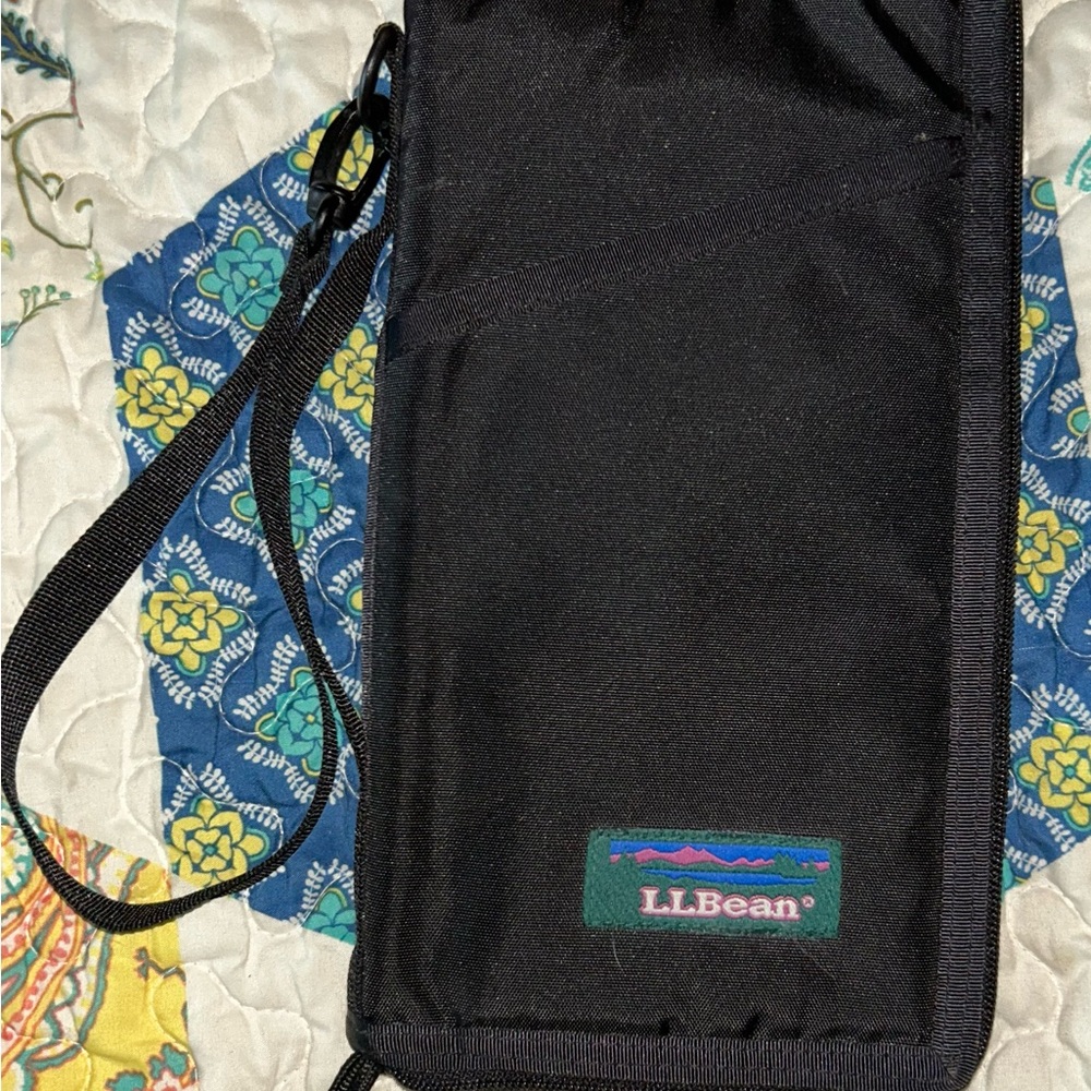 LL Bean travel wallet and passport holder